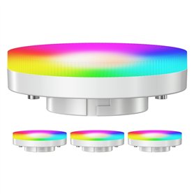 ledscom.de 4 ampoules GX53 LED RGB