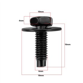 vhbw 2x Balais de charbon pour moteur 18 x 10 x 5mm compatible avec Hilti SD 5000