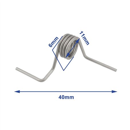 kwmobile Tige fléchette 48 mm - Lot de tiges de Rechange en métal pour fléchettes 2ba avec Anneau en Silicone - Différentes Coul