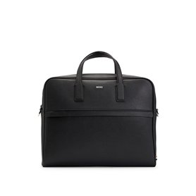 BOSS Hommes Zair S doc case Porte-documents structuré avec logo imprimé en transfert