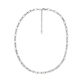 Emporio Armani Collier en acier inoxydable argenté pour homme - EGS3248040