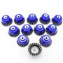 vhbw 2x Balais de charbon pour moteur 22 x 16 x 6,3mm remplacement pour Bosch 1.617.014.111, 1607014103, 1617014111 pour outil é