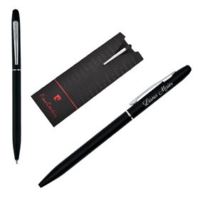 Pierre Cardin® ADELINE - Stylo à bille avec gravure - Étui de qualité supérieure - Mine bleue - Élégant - Cadeau personnalisé -