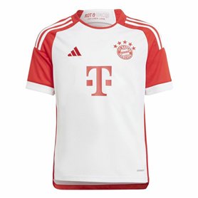 Maillot de Football à Manches Courtes pour Enfants Adidas Fcb H Jsy Infantil (7-8 Ans)