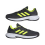 adidas Homme Gamecourt 2.0 Tennis Shoes Chaussures, Carbon/Lucid Lemon/FTWR White, 38 EU