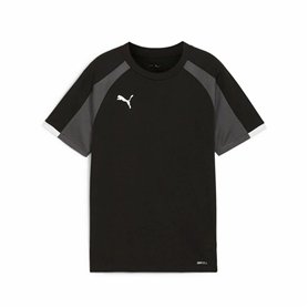 Maillot de Football à Manches Courtes pour Enfants Puma Individualliga Noir