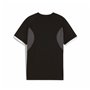 Maillot de Football à Manches Courtes pour Enfants Puma Individualliga Noir