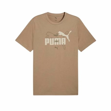 T-shirt à manches courtes homme Puma Essentials Logo Lab Summer Marron Clair