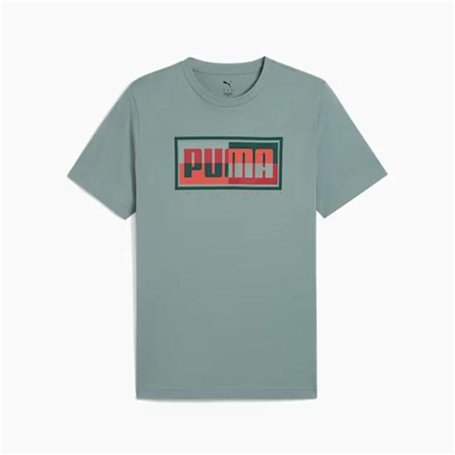 T-shirt à manches courtes homme Puma Graphics Bleu Vert