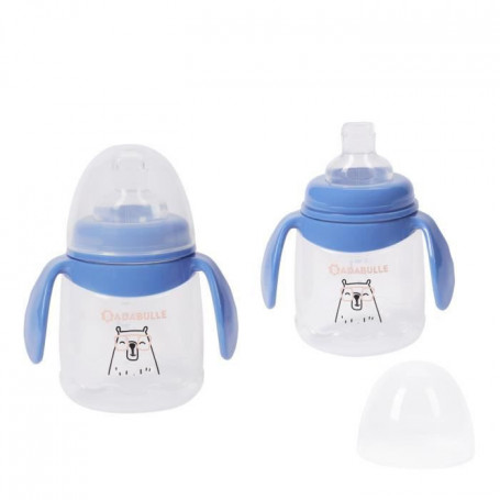 Badabulle Lot de 2 tasses anti-fuite avec anses ergonomiques. 180ml 20,99 €