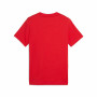 T shirt à manches courtes Enfant Puma Essentials Cat Rouge