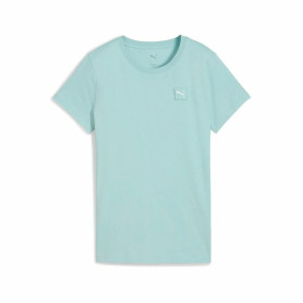 T-shirt à manches courtes femme Puma Essentials  Bleu Bleu ciel