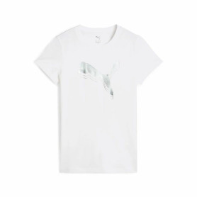 T-shirt à manches courtes femme Puma Essentials Blanc
