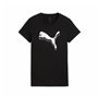 T-shirt à manches courtes femme Puma Essentials Metallic Noir
