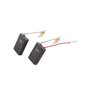 Lot de 2 balais de charbon Trade-Shop - 6,3 x 16 x 26 mm - Compatible avec marteau perforateur Bosch GSH 11 VC - Remplace 161700
