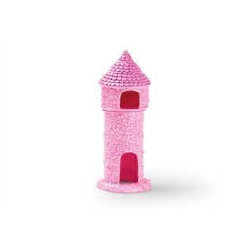 Eden 95217 Décoration d'aquarium Tour de Princesse aux Couleurs Vives offrant Une cachette idéale pour Les habitants de l'aquari