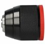 vhbw Mandrin à serrage rapide compatible avec Metabo PowerMaxx SB Basic, SB 18 LT BL pour perceuse sans fil noir/rouge