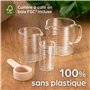 vhbw 3x Filtre à graisses remplacement pour SEB 1500984689, SS-984689 pour friteuse