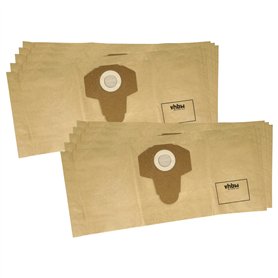 vhbw 10x Sacs remplacement pour Parkside 30250132 pour aspirateur - papier
