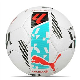 Ballon de Football Puma ORBITA LALIGA ! REPLICA AW25 084633 01 Blanc Taille 5