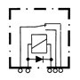 courant de travail - 24V - 5pôle - Relais inverseurs - avec diode de suppression - 4RD 933 332-091
