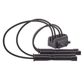 HELLA 5Da 193 175-821 Bobine D'Allumage - 12V - 4Pôle - Bloc Bobine/Y Compris Câbles Connecteurs Bobine D'Allumage - Vissé
