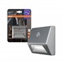 OSRAM NIGHTLUX Stair Éclairage d'escalier Argenté Détecteur de mouvement IP54 Fonctionne sur piles Blanc froid 4000 K Idéal pour