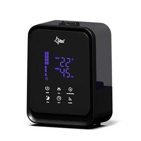 SUNTEC Humidificateur à Ultrasons Monsun 6000 Noir Silencieux | Diffuseur d'Arômes Avec Réservoir d'eau de 4