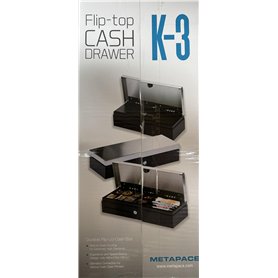 Metapace K-3 Noir caisse enregistreuse - caisses enregistreuses (Noir