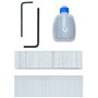 2 en 1 Cloueuse-agrafeuse pneumatique - coffret huile et sets de clous agrafes inclus