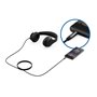 deleyCON 2x 1m Nylon Câble Jack Audio 3,5mm Stéréo AUX Câble en Nylon Prise Métallique Téléphone Portable Smartphone Tablette Ec