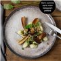 Moritz & Moritz VIDA service de table 6 personnes - 18 Pièces - vaisselle et arts de la table beige 6x assiettes plates, 6x assi
