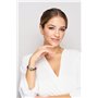 ANDANTE Bracelet fait main pour Chunks Click Button avec fermoir à bouton-pression (18-22 cm) Multicolore