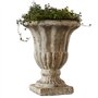 Loberon Cache-Pot Lachamp - polyrésine - H/D env. 44/38 cm - Gris Vieilli