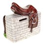 Kremers Schatzkiste Tirelire XXL en poly multicolore avec selle de cheval 15 cm