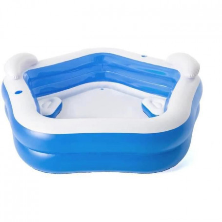 BESTWAY Piscine gonflable octogonale avec sieges et appuie-tete 213 x 206 x 69 c 79,99 €