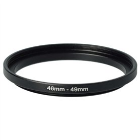 vhbw Bague d'adaptation de Filtre Step-Up de 46 mm vers 49 mm pour Objectif d'appareil Photo - Adaptateur