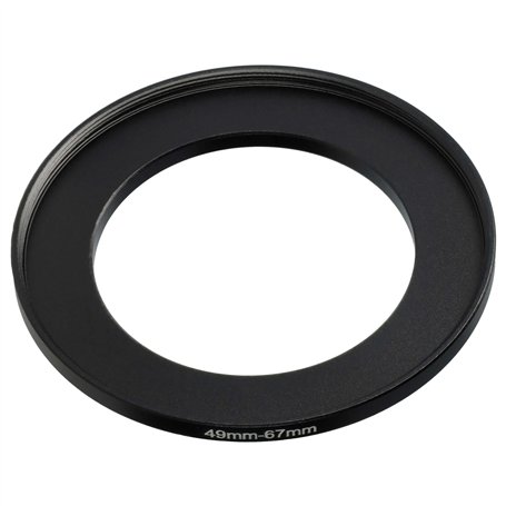 vhbw Bague d'adaptation de Filtre Step-Up de 49 mm vers 67 mm pour Objectif d'appareil Photo - Adaptateur