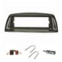 tomzz Audio 2414-027 Cache-Radio Compatible avec Fiat Punto 188 (1999-2005) Noir avec Adaptateur Radio ISO Adaptateur d'antenne