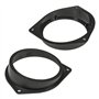 tomzz Audio 2808-010 Anneaux de Haut-parleurs Adaptateurs Supports compatibles avec Citroën Fiat Peugeot Nemo Fiorino Bipper Por