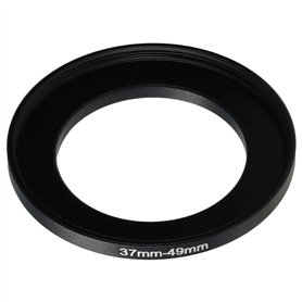 vhbw Bague d'adaptation de Filtre Step-Up de 37 mm vers 49 mm pour Objectif d'appareil Photo - Adaptateur
