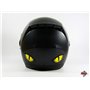 BIKE-label Autocollant 3D mauvais yeux voiture moto casque jaune fluo 910061-VA