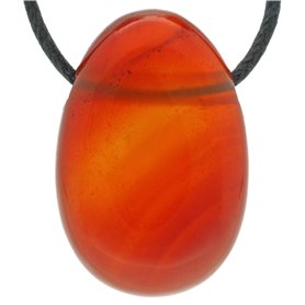 Lebensquelle Plus Pendentif Goutte d'eau en Forme de Goutte avec Bracelet en Cuir