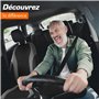 upgrade4cars Housses de Siège de Voiture Avant Universelle Noir Gris | Housse de Sieges Auto Universel pour Conducteur et Passag