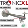 TronicXL Support mural I Support de plafond pour mini projecteur compatible avec BenQ Asus Acer Epson Sony Panasonic Philips WiM