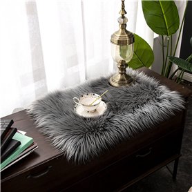Teppich Wölkchen Tapis en Fausse Fourrure d'agneau et Peau de Mouton - Carpette Moelleuse pour Chambre à Coucher