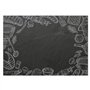 100 Sets de Table avec Motif Ardoise I Saison du Barbecue I DIN A3 carré I Set de Table en Papier I Design Moderne I Set de Tabl