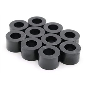 Design61 Lot de 10 entretoises rondes en polyéthylène haute définition L 7 mm x Ø 15/8