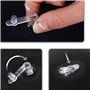 com-four® 2X Oreiller de Soutien de Nuque Gonflable - Oreiller de Cou Pratique à gonfler - Oreiller de Voyage idéal pour Les dép