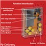 AZDelivery Kit électronique à monter soi-même - Console avec boîtier transparent - Kit électronique portable rétro pour débutant